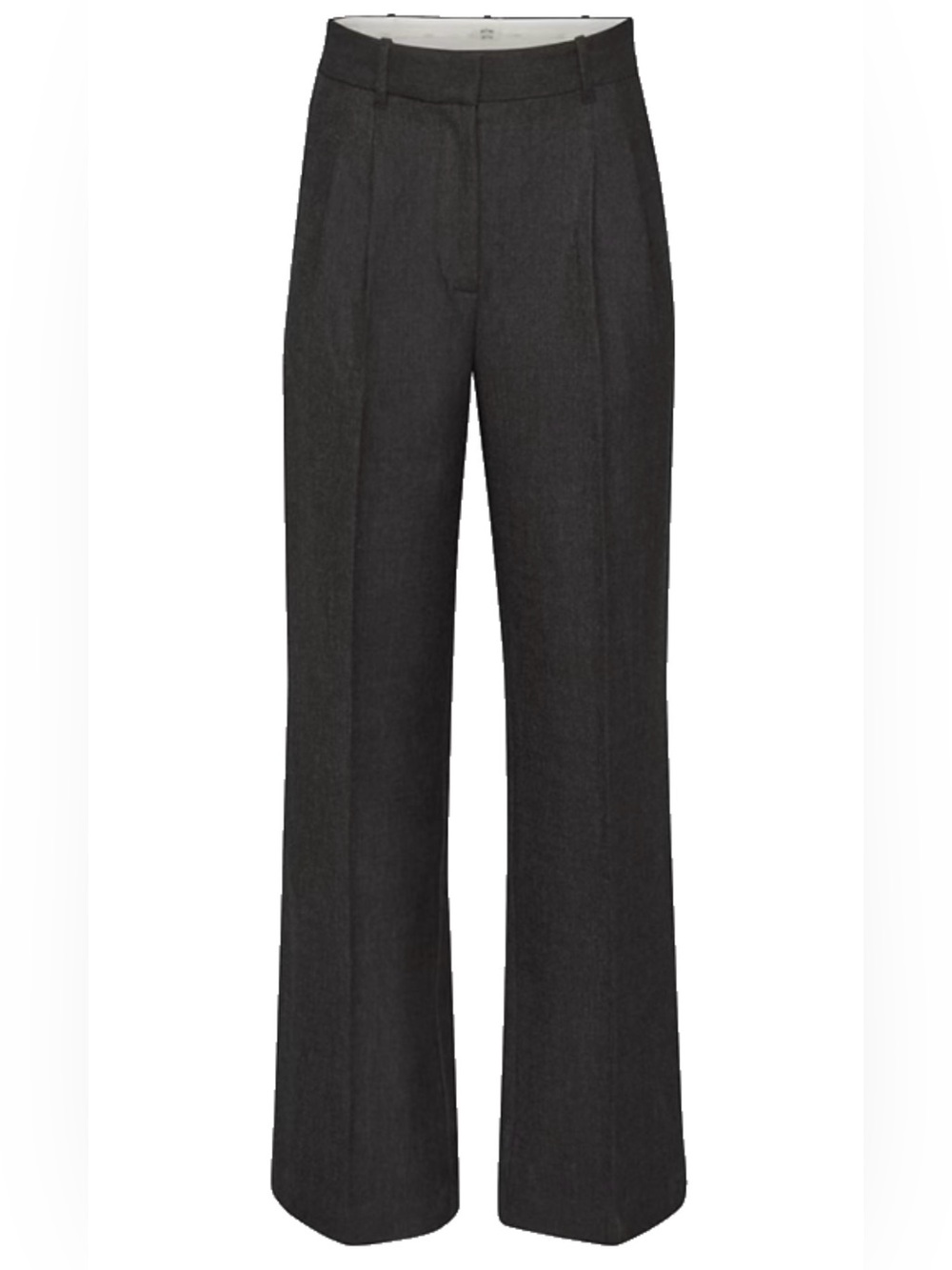 Aritzia Wilfred Charcoal Twill Effortless Pants